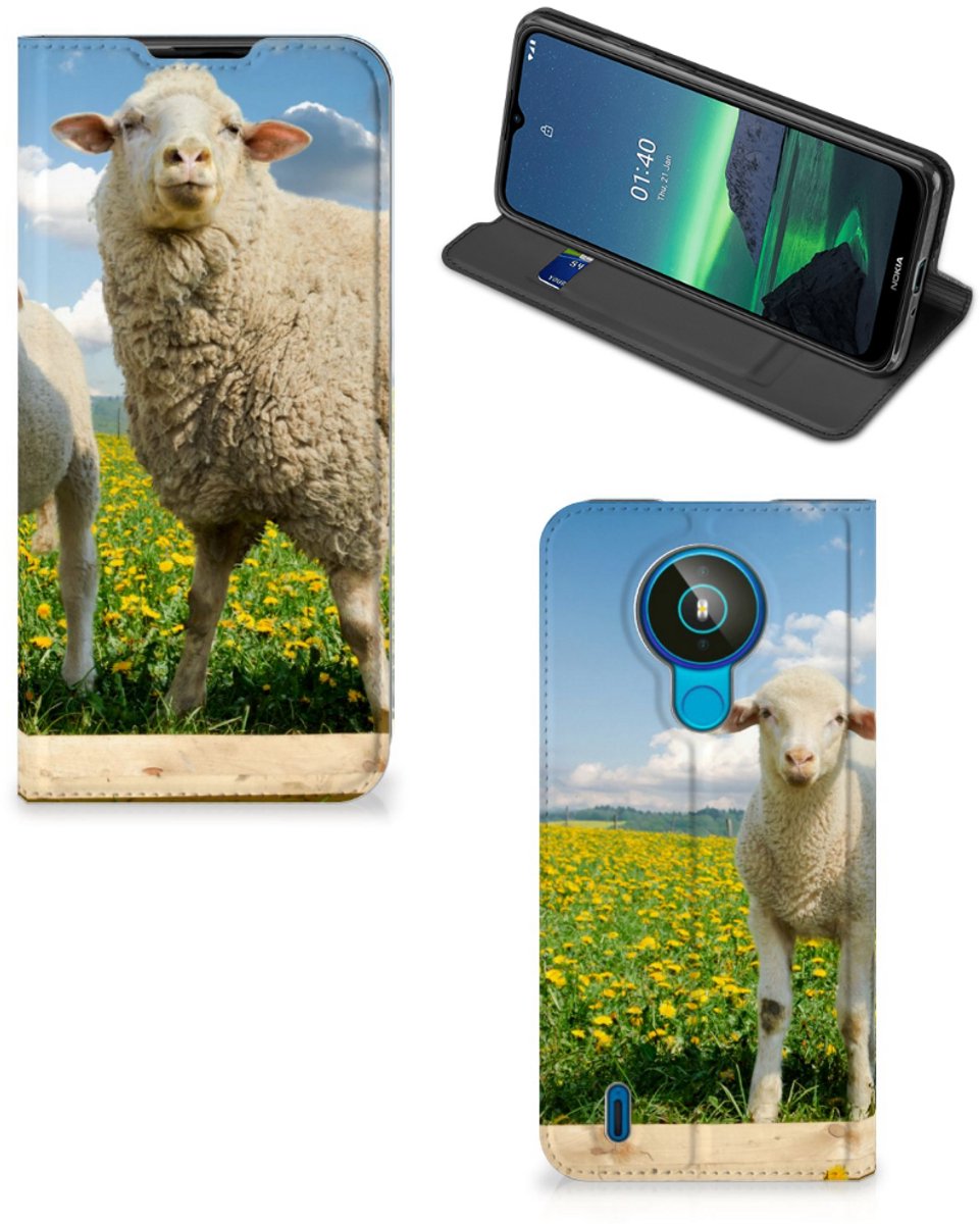 Nokia 1.4 Hoesje maken Schaap en Lammetje