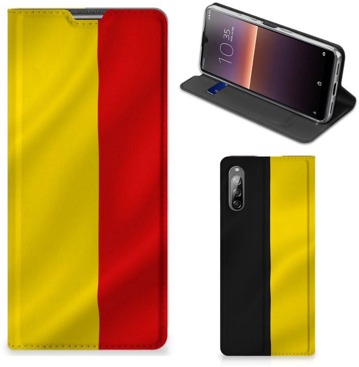 Sony Xperia L4 Standcase Belgische Vlag