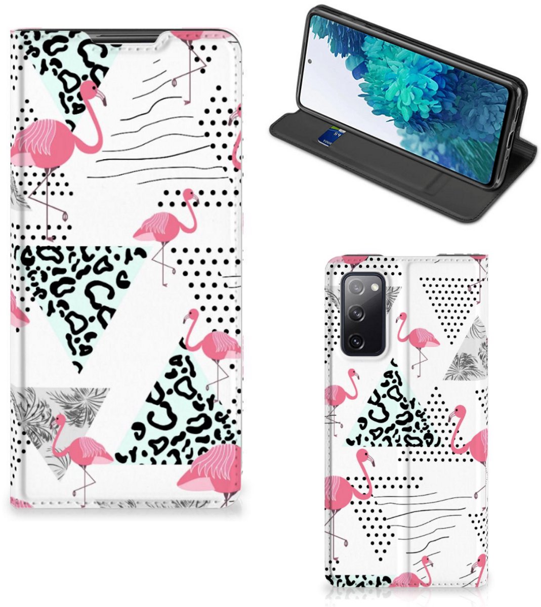 Samsung Galaxy S20 FE Hoesje maken Flamingo Triangle