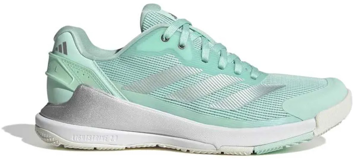 Adidas Crazyquick Ls Padelschoenen 1/3 Vrouw Zilver