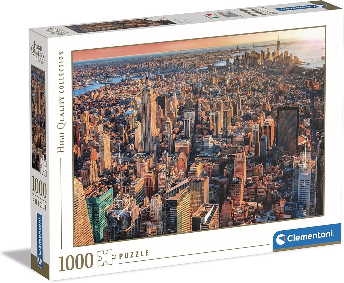 Stadsgezicht Puzzel 1000 Delen - New York City Landschap - Hoogwaardige Kartonpuzzel