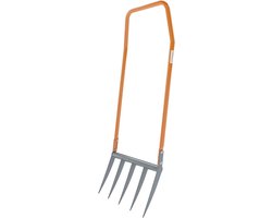 Spitvork 50 cm – tandlengte 30 cm – zachte grondbewerking – 5 tanden – gereedschapsstaal – TERRADIX®