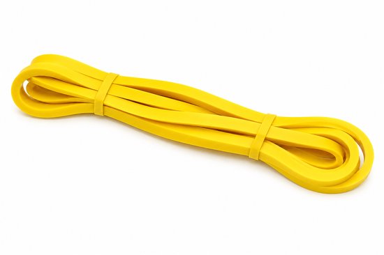 Weerstandsband Licht – Pull Up Band – Fitness Elastiek – 2,25-6,75 kg – 208 cm – Geel