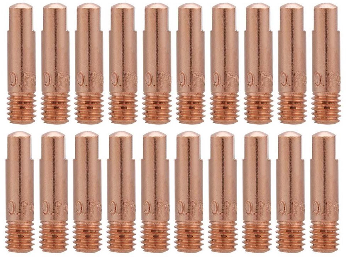 Contactpunten - Lasmondstukken - Metaallassen - Hittebestendig - 20 stuks - Koper