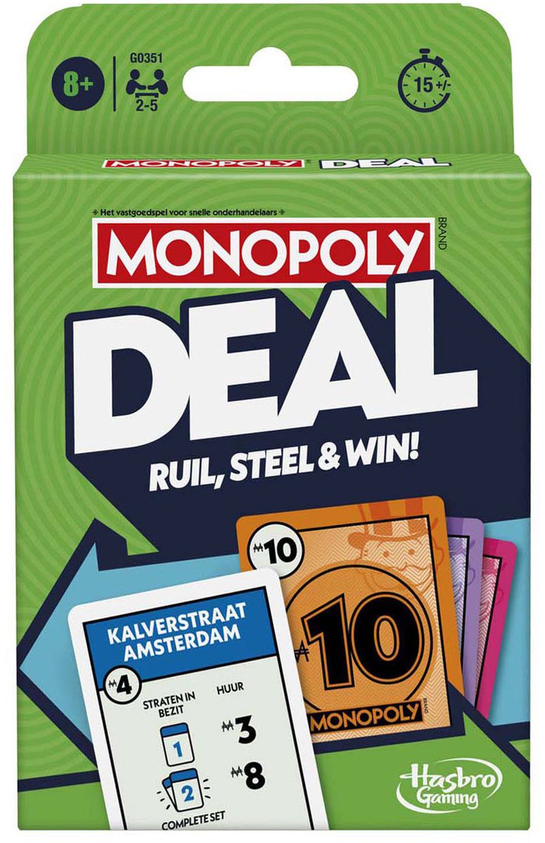 Monopoly Deal Kaartspel - Nederlandse Editie — afbeelding 8