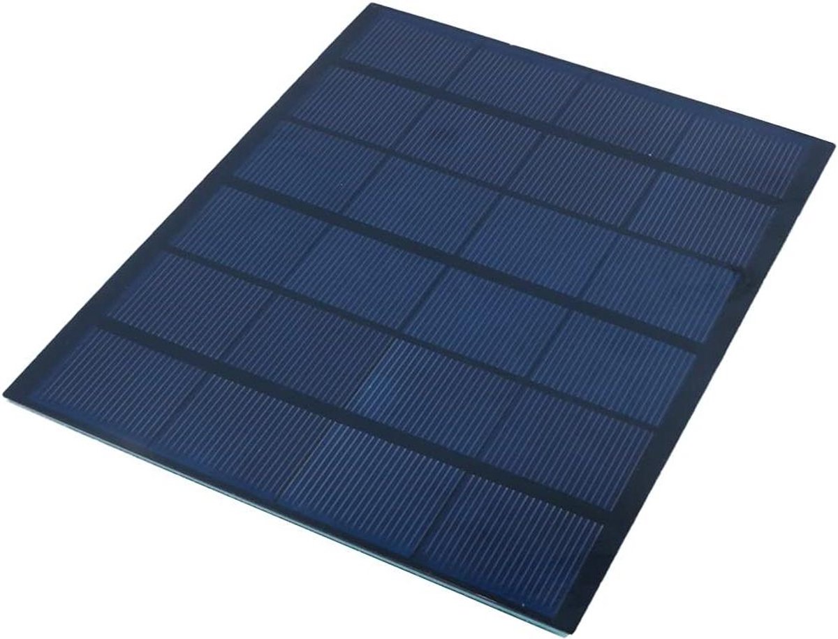 Mini Zonnepaneel Kit - Draagbare Oplader - Accu Opladen - Waterdicht Ontwerp - 165 x 135 mm - Zwart