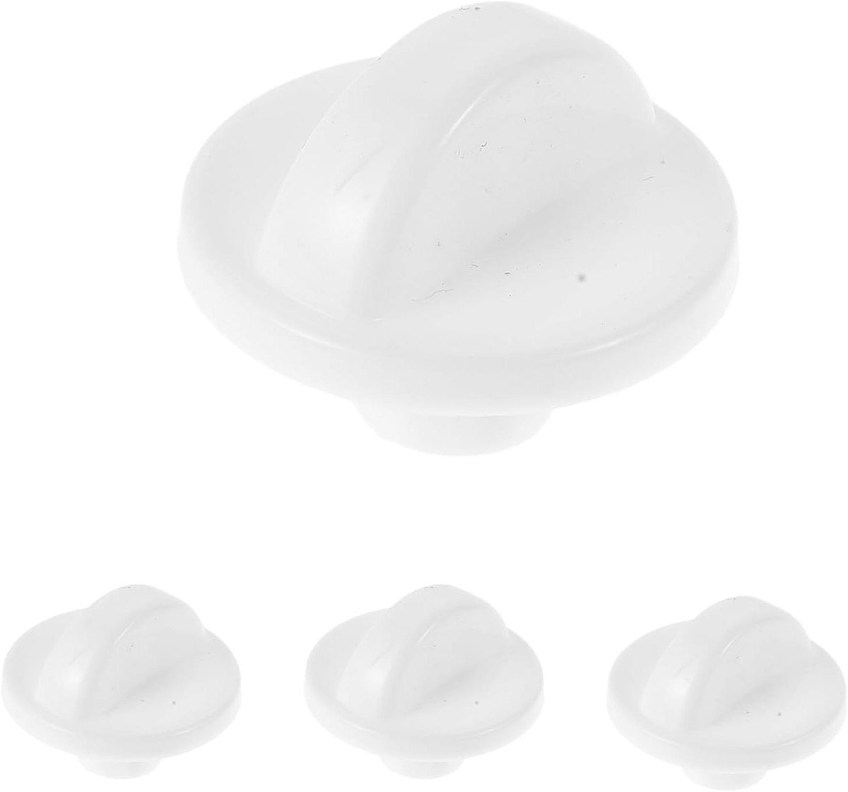 Bedieningsknoppen - Thermostaatknoppen - Apparaten Repareren - Antislip Grip - 4 Stuks - Wit