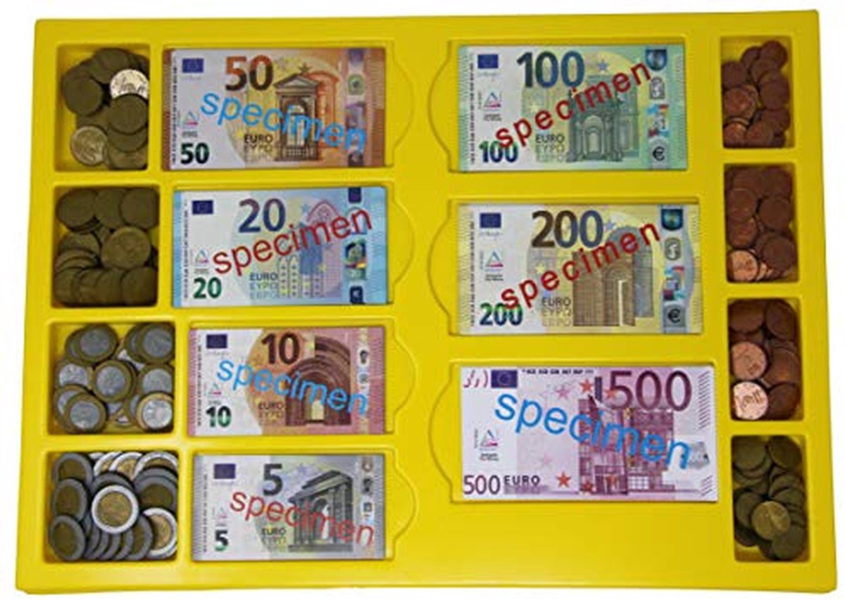 Actief Leren Met Euro Speelgeld - 290 Onderdelen Voor Kinderen