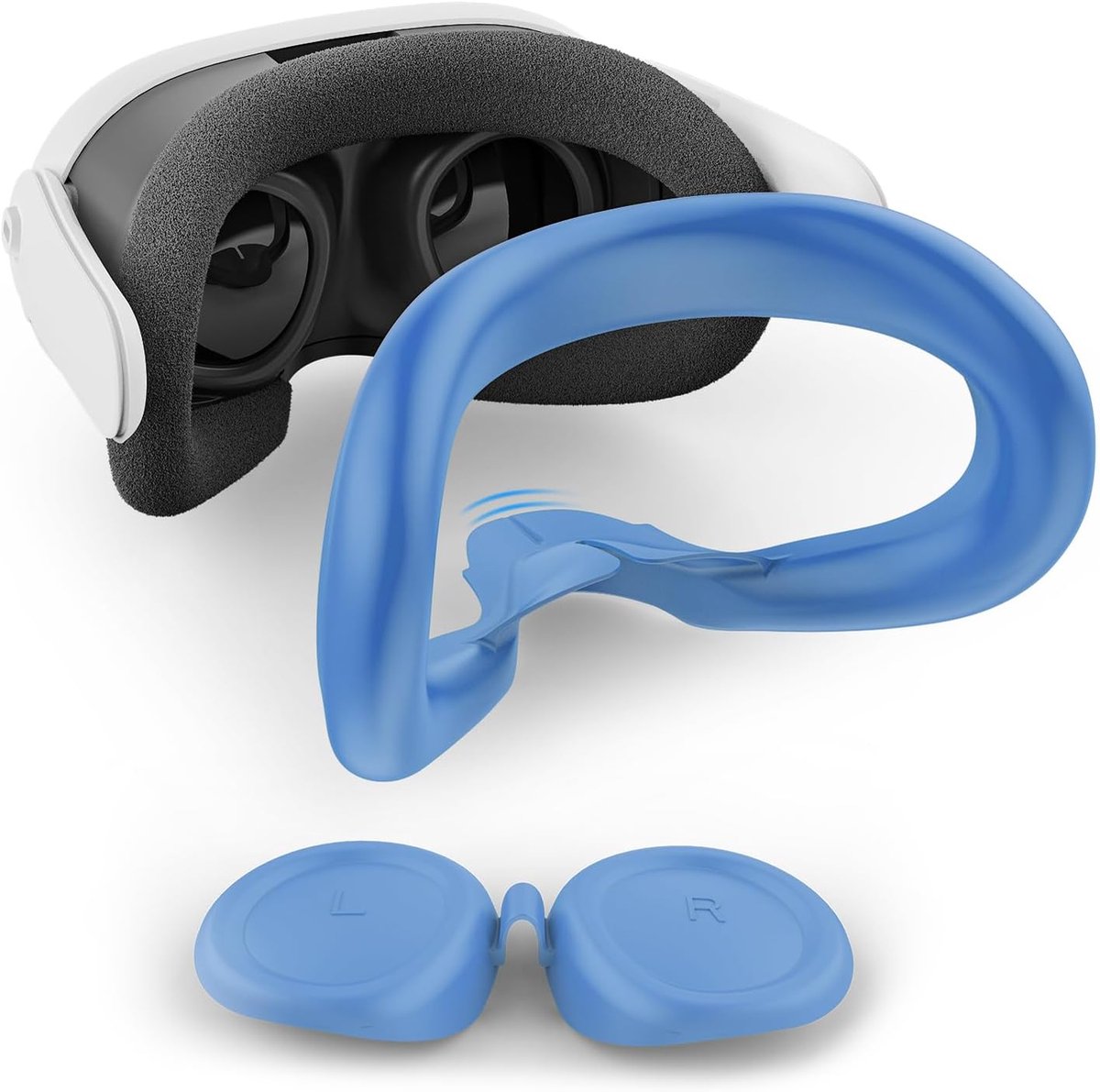 Beschermhoes Set voor Meta Quest 3: Krasvrije Silicone Cover en Verbeterde Lensbeschermer