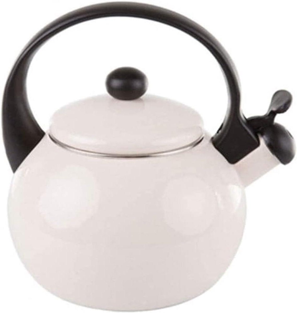 Waterkoker Fluitketel - Theepot Kookplaat - Water Koken - Automatisch Fluiten - 2.2 Liter Inhoud - Emaille
