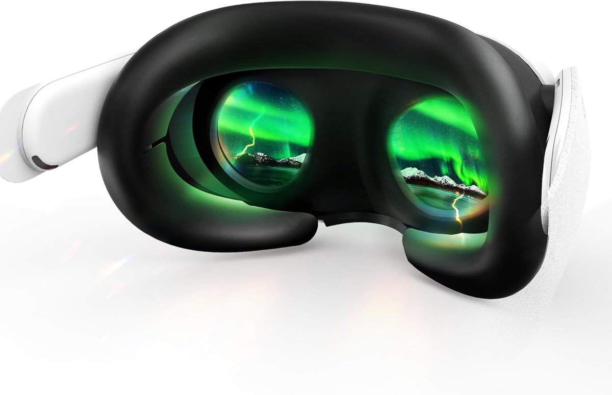 Comfortabele Siliconen Gezichtsmasker voor VR Headset - Zweetbestendig en Hygiënisch
