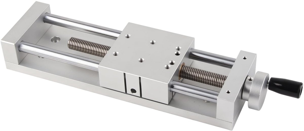 MTTproducts- Podiumschuiftafel Hoge Nauwkeurigheid - Aluminium - Corrosiebestendig - Slijtvast - 80x80 mm Tafelgrootte - Handmatige Beweging - Lineaire Schuiftafel