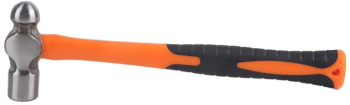 MTTproducts- Hamer 0,5 LB - Ronde Hamer - Koolstofstaal - Mini Hamer - Slijtvast - Hoog slagvastheid - Klophamer