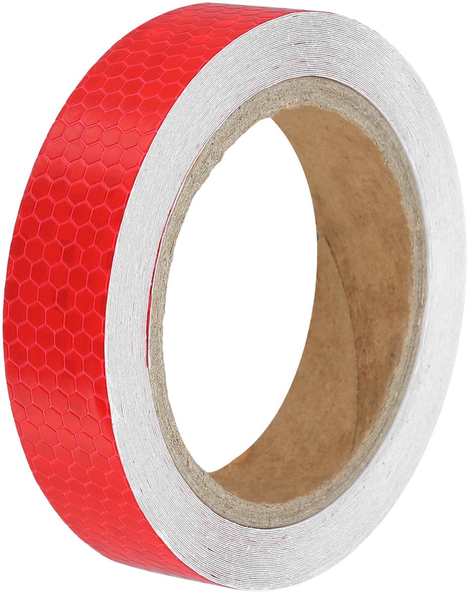 MTTproducts- Reflecterende Tape - Hoge Zichtbaarheid - Reflectoren - Weerbestendig - Veiligheidswaarschuwing - 2.5cmx10m - Sterk Reflecterend - Veiligheidstape