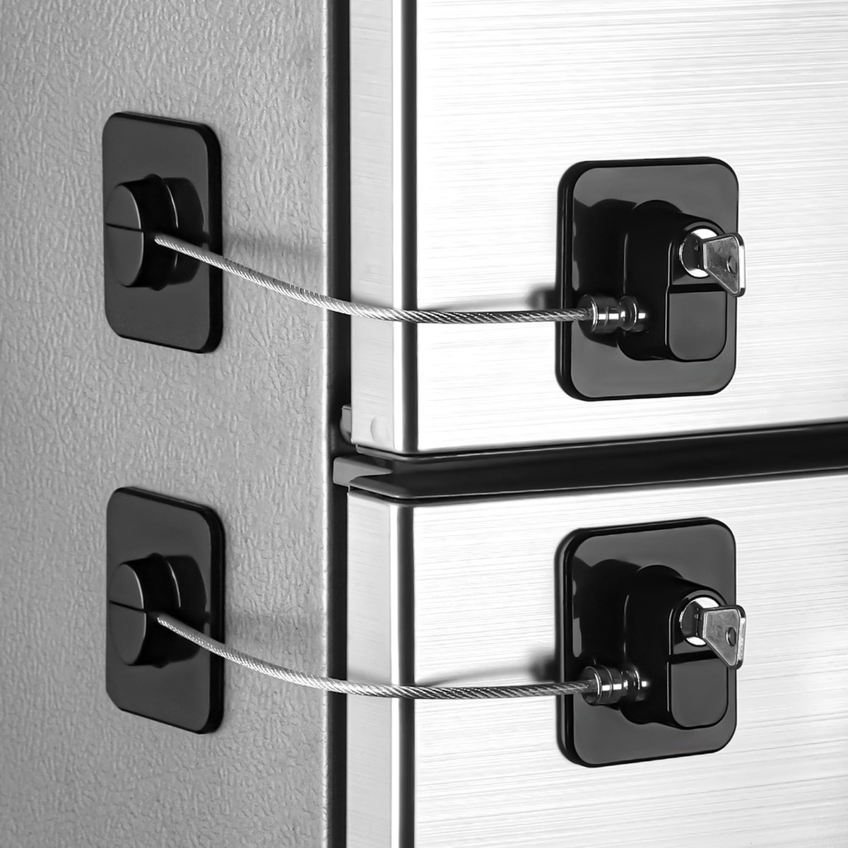 MTTproducts - 2 Stuks Koelkastdeursloten voor Kinderen en Huisdieren