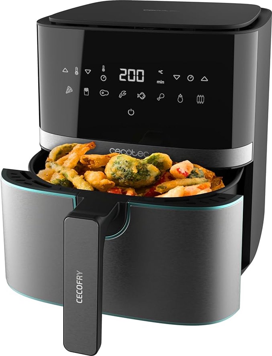 HF Dual 900 Heteluchtfriteuse - Dubbele Kamer - 9L - 2850W - Droogfunctie - Sync - Touch