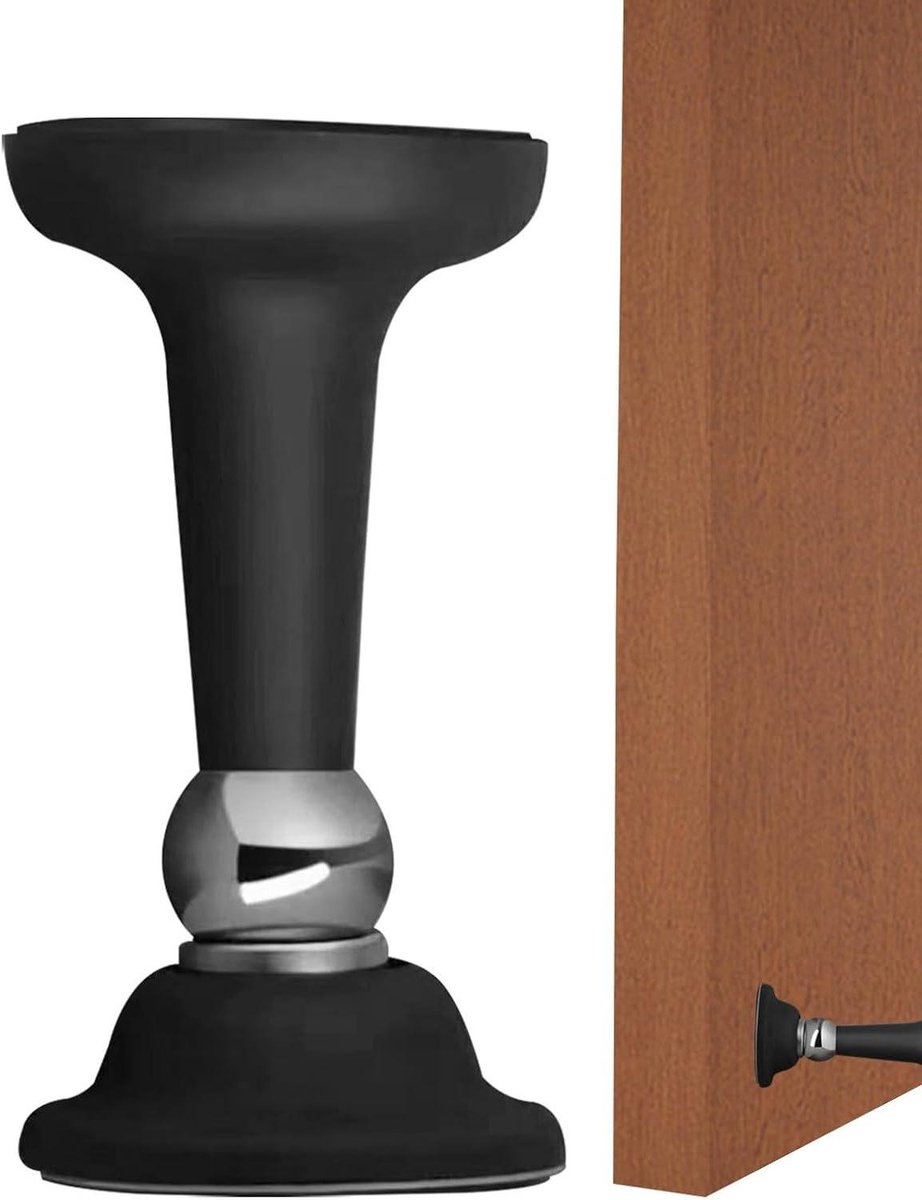 Magnetische Deurstopper - Deurhouder - Deur Open Houden - Geen Boren Nodig - 92 x 58 cm - Zwart