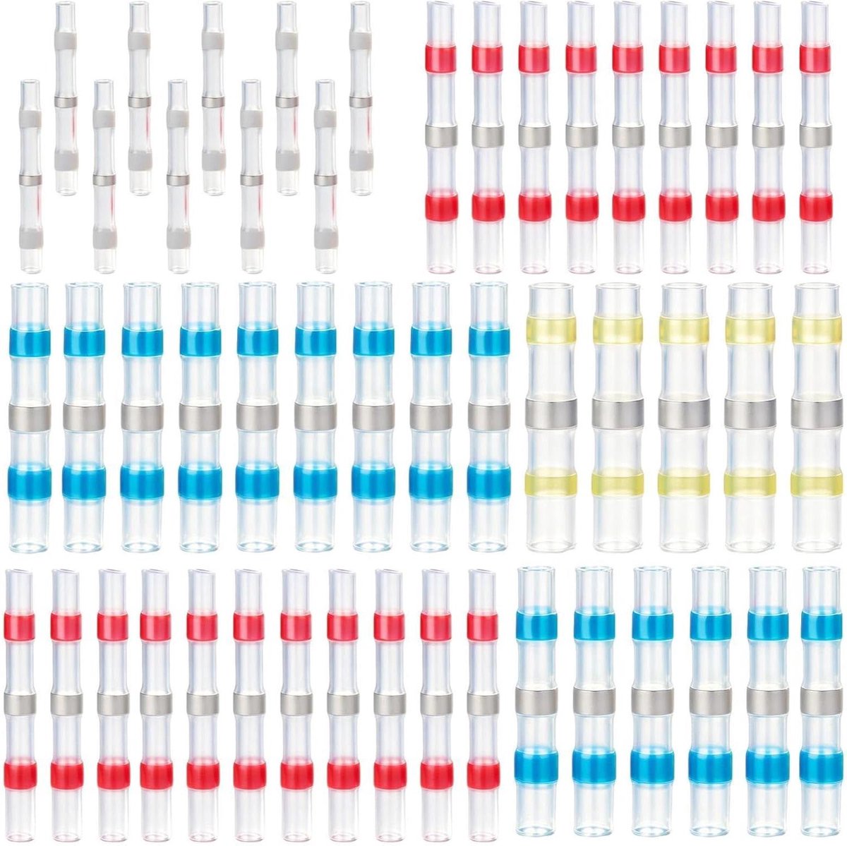 Lijmsticks Hoge Temperatuur - Hechtmiddel Isolatie - Elektrische Bedrading - Robuuste Fysieke Barrière - Diverse Maten - Wit Rood Blauw Geel