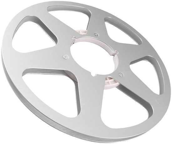 Lege Tapespoel - Aluminium Spoel - Audio Opnames - Industriestandaard Ontwerp - 105 Inch - Zilver — afbeelding 4