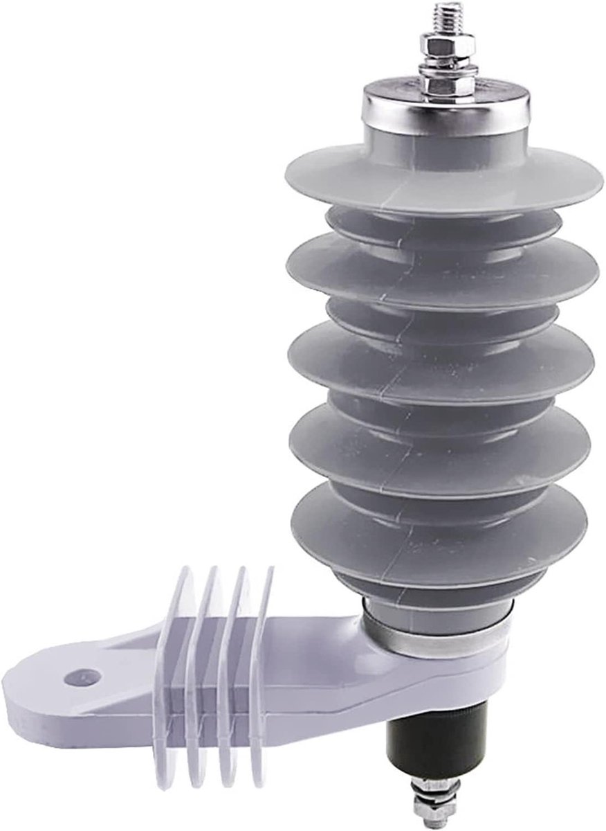 Hoogspanning Arrestor - Stroomonderbreker - Elektrische Beveiliging - Zinkoxide Ontwerp - 12kv - Grijs