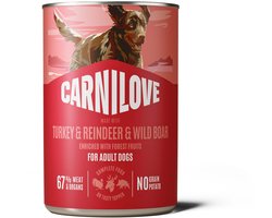 Carnilove can venison / reindeer - 6x400 gr