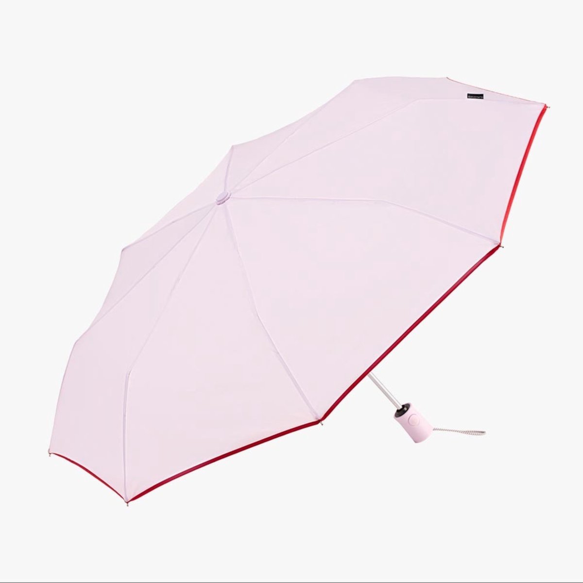 Pluvion Compacte Automatische Vouwparaplu Dames Roze | Windproof | Compact 28cm | Incl. Beschermhoes