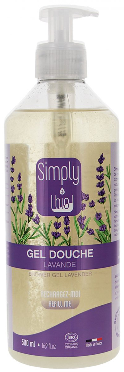 Simply Bio Lavendel Biologische Douchegel 500 ml