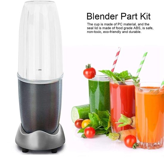 Dailygoods - Vervangcups - Mixer - Duurzaam en Veilig - 18oz 24oz 32oz - Perfect voor Smoothies - Inclusief deksels van Dailygoods — afbeelding 2