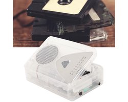 OmGoods - Dailygoody - Draagbare cassettespeler - Cassette naar MP3 Converter - Compact en lichtgewicht - Transparant - AM FM cassettespeler - Geschikt voor muz