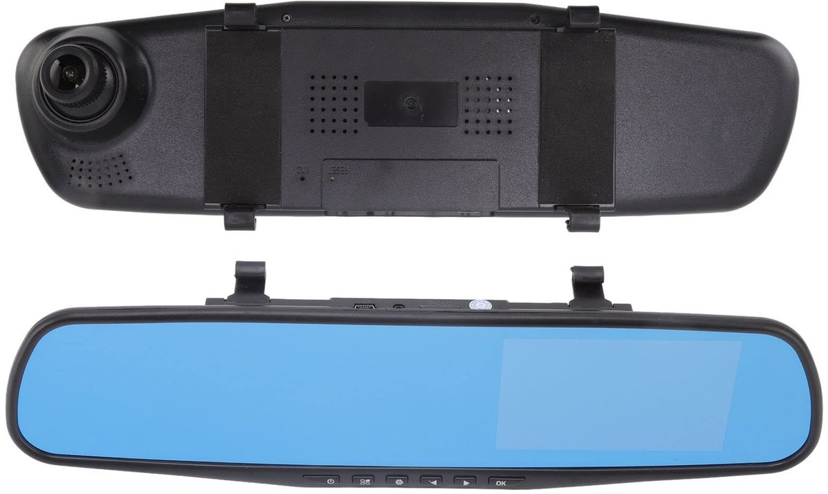 OmGoods - Dailygoody - Achteruitkijkspiegel - 1080P Dash Cam - 4,3 Inch Monitor - G-sensor - Parkeerbewaking - Automatische Opname - Geschikt voor auto - Z