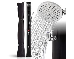 AREBOS zonnedouche 40 liter met regendouchekop