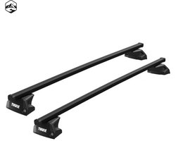 Thule SquareBar dakdragers BMW iX1 bouwjaar 2023 t/m heden met dakrailing