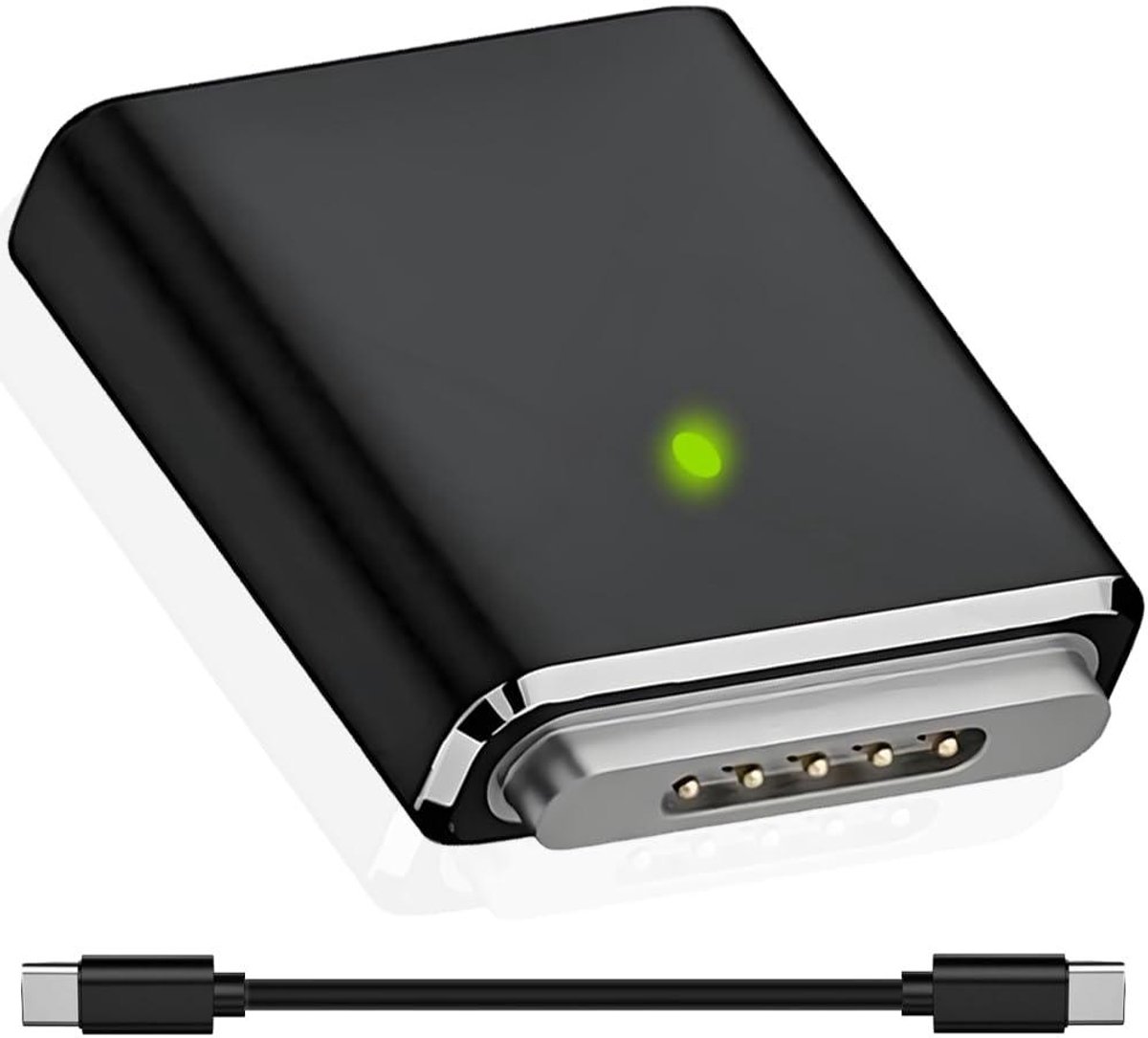 USB C Adapter - Magnetische Lader - Laptop Opladen - 240W Snelladen - 140W PD - Zwart
