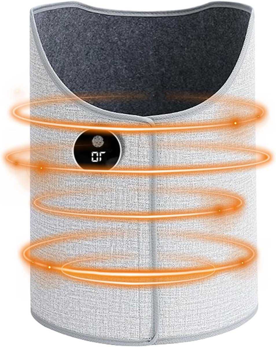 Onder Bureau Warmer - Beenverwarmer Wrap - Warm Blijven - 5 Warmtestanden - 52 cm Lengte - Grijs