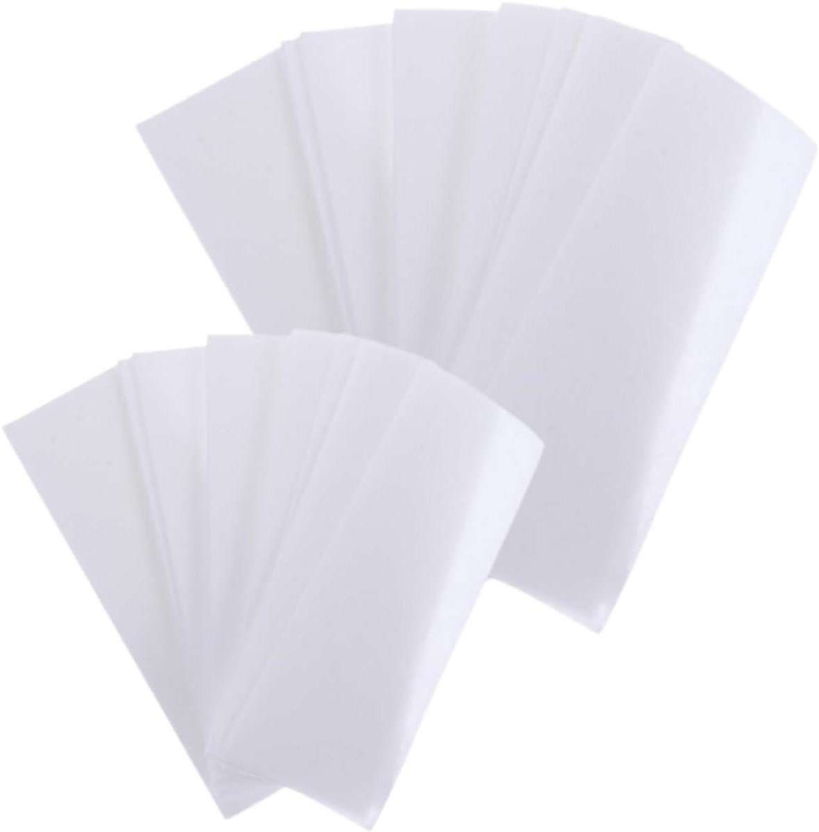 Vetvrij Papier - Waxstrips - Ontharen Lichaam - Wegwerpbaar & Hygiënisch - 400 Stuks - Wit