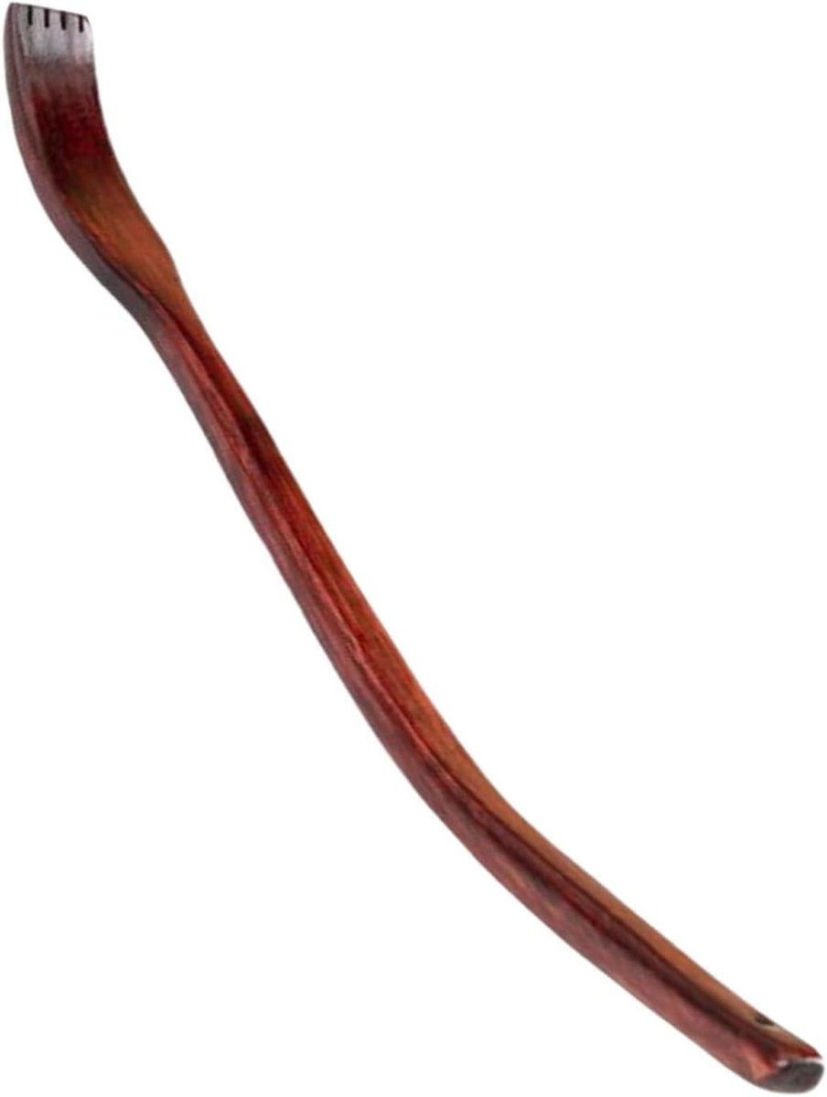 Houten rugkrabber - Massage tool - Jeuk verlichten - Ergonomisch ontwerp - 46 cm - Natuurlijk hout