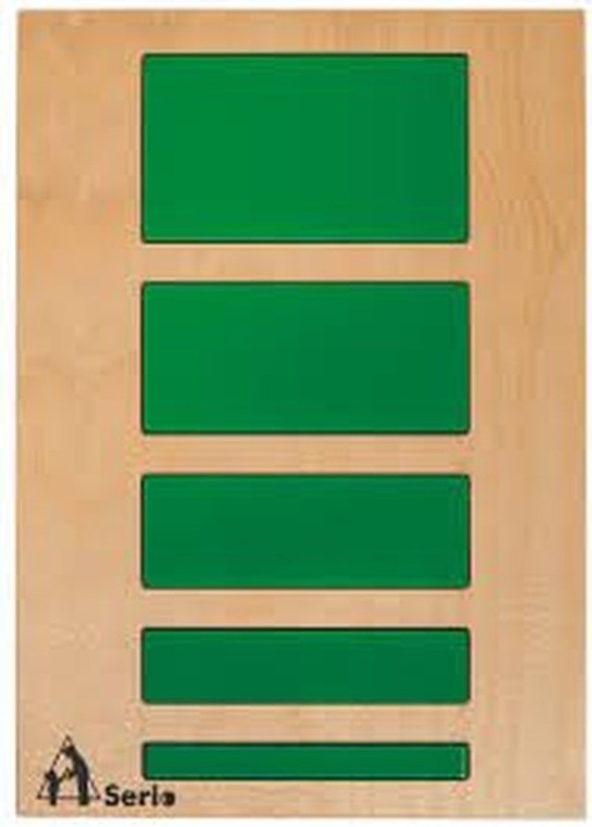 Montessori Serio Plankjes (groen)