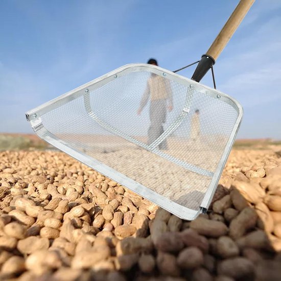 Zandschep - Tuinschep Zeef - Grond Zeven - Roestvrij Staal - 30 cm - Niet Van Toepassing — afbeelding 2
