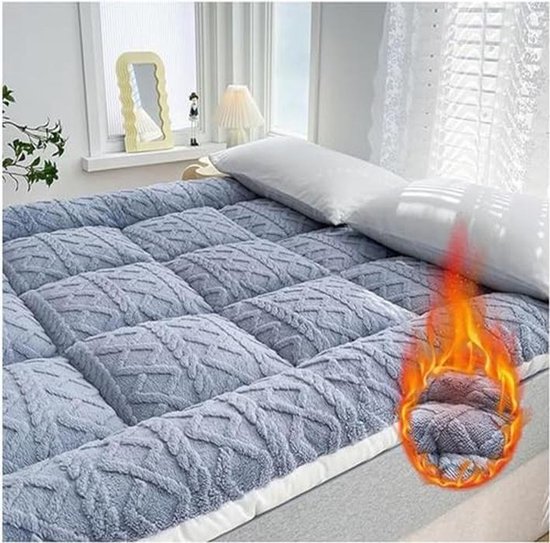 Japanse futonmatras - Vloermatras opvouwbaar - Comfortabel slapen - Ademend en antislip - Full-size - Groen — afbeelding 3