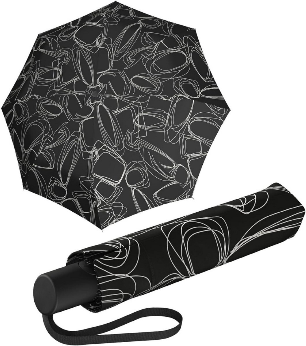 Zakparaplu - 97 cm - 8 Ribs - Mini Paraplu - Reisparaplu Klein - Compacte Paraplu - Opvouwbaar - Windbestendig - Lichtgewicht - UV-Bescherming - Puur Zwart - van Imperatoris