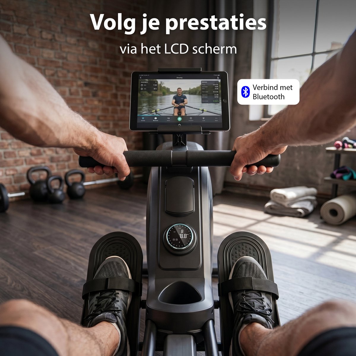 Fithlon Magnetic Rower 2