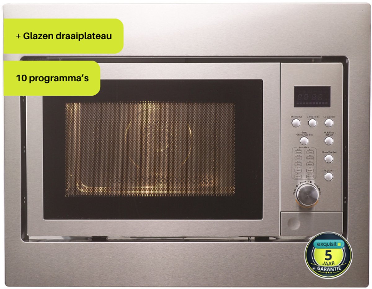 Bol.com Exquisit EMW2546HI - Combi Magnetron Inbouw - 5 Jaar Garantie aanbieding