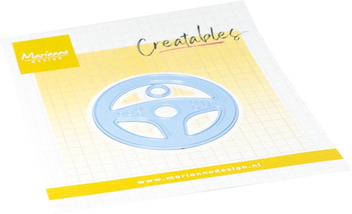 Marianne Design, Creatables stencil Steering Wheel, LR0962