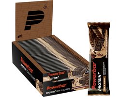 Powerbar eiwitreep | Protein+ Low Sugar | Chocolate Brownie - 35 g (16 stuks)