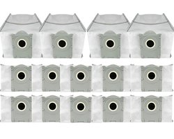 14 stuks vervangende stofzakken - compatibel met ECOVACS DEEBOT X8 PRO OMNI /X9 PRO OMNI /T50 Pro OMNI /T50 MAX PRO OMNI /T80 OMNI robotstofzuigers