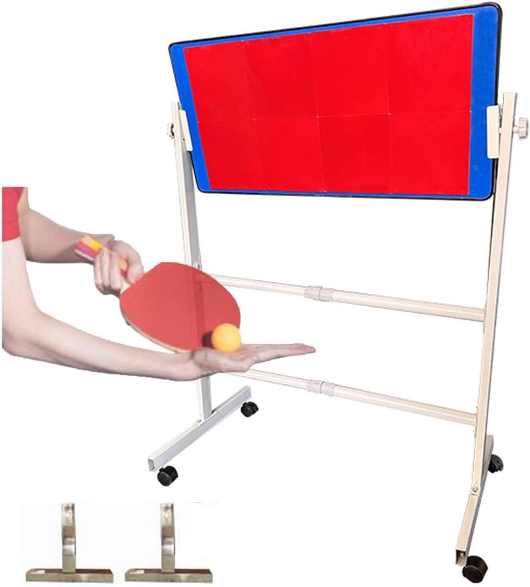 Tafeltennis Retourbord - Rebound Bord - Zelf Training - 360 Graden Verstelbaar - Houten Plank - Niet Gespecificeerd
