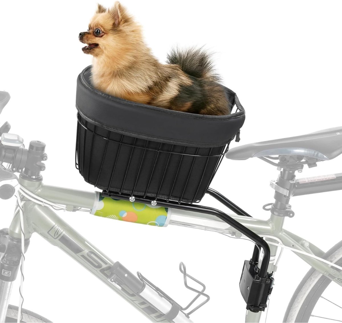 RWB® Hondenfietsmand - Fietsmand - Hondenfietskar - Zwart - 35cm x 22cm x 25cm