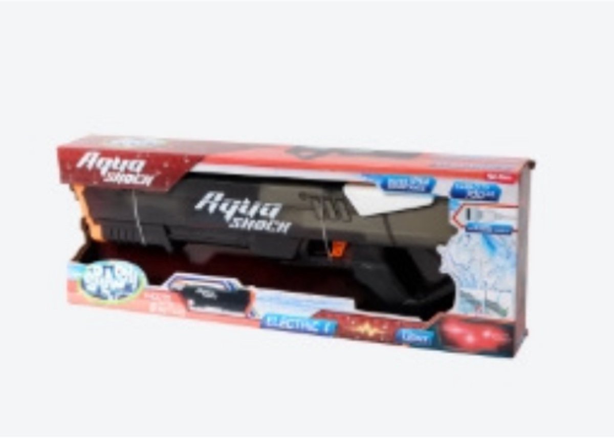 Splash Aqua Shock waterpistool Oplaadbaar! - zwart