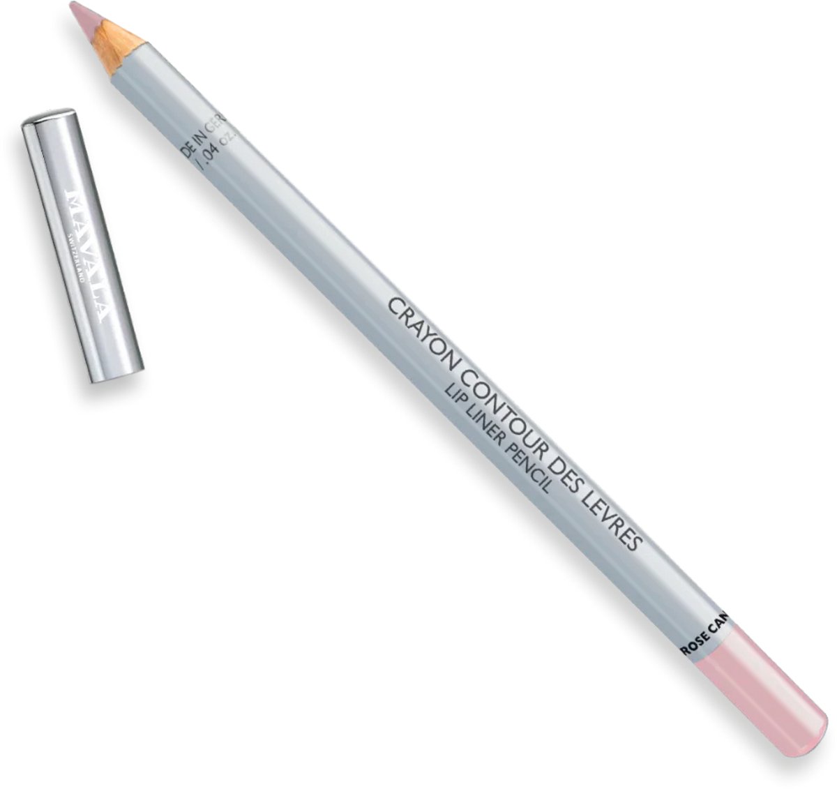 Mavala Lip Liner Pencil 2 g – Kleur Rose Candide - Langhoudend Lippenpotlood met Shea Butter & Jojoba Olie – Zachte Romige Lipliner voor Perfect Gedefinieerde Lippen – Voorkomt Uitlopen van Lippenstift – Precisie Contour Pencil voor Strakke Liplook