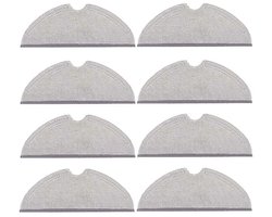 Dweil - 8 Stuks - Dweildoek - Vervangende Onderdelen Voor Dweilen - Vervangende Accessoires Geschikt voor De Xiaomi Roborock S5, S50, S51, S55, S6, S6 Maxv, S5 Max, Q7 Max / Q7 Max+ Veegmachines